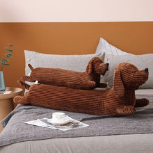 Load image into Gallery viewer, 50~110cm Dachshund Dog Shape Plush Pillow Lifelike Stuffed Throw Cushion for Sofa Chair Home Decoration Long Dog Pillow Gift panda

