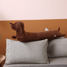 Load image into Gallery viewer, 50~110cm Dachshund Dog Shape Plush Pillow Lifelike Stuffed Throw Cushion for Sofa Chair Home Decoration Long Dog Pillow Gift panda
