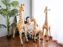 Load image into Gallery viewer, High Quality 120cm Simulation Kawaii Giraffe Plush Toys Stuffed Animals Dolls Soft Kids Children Baby Birthday Gift Room Decor
