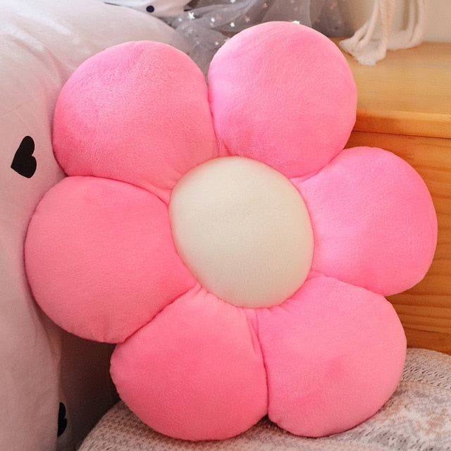 Sunflower Smile Sun Flower Plush Toys Stuffed Dolls Cat Pet Cushion Mat Pillow Home Bedroom Car Shop Restaurant Decor Girl Gift