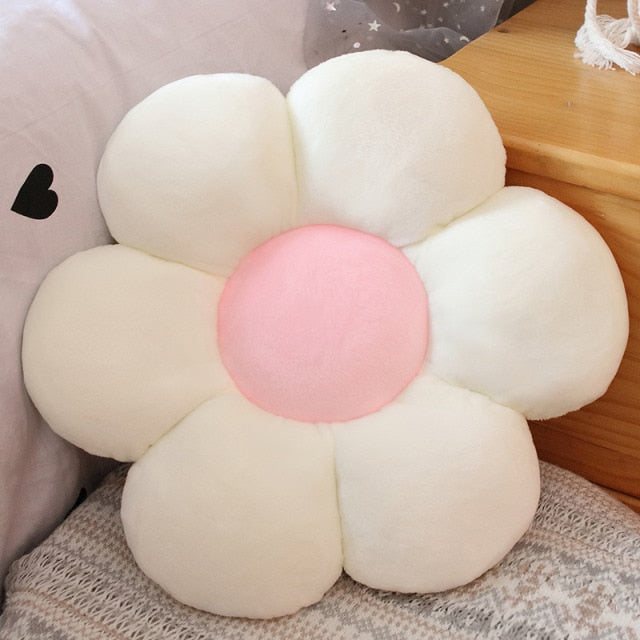 Sunflower Smile Sun Flower Plush Toys Stuffed Dolls Cat Pet Cushion Mat Pillow Home Bedroom Car Shop Restaurant Decor Girl Gift