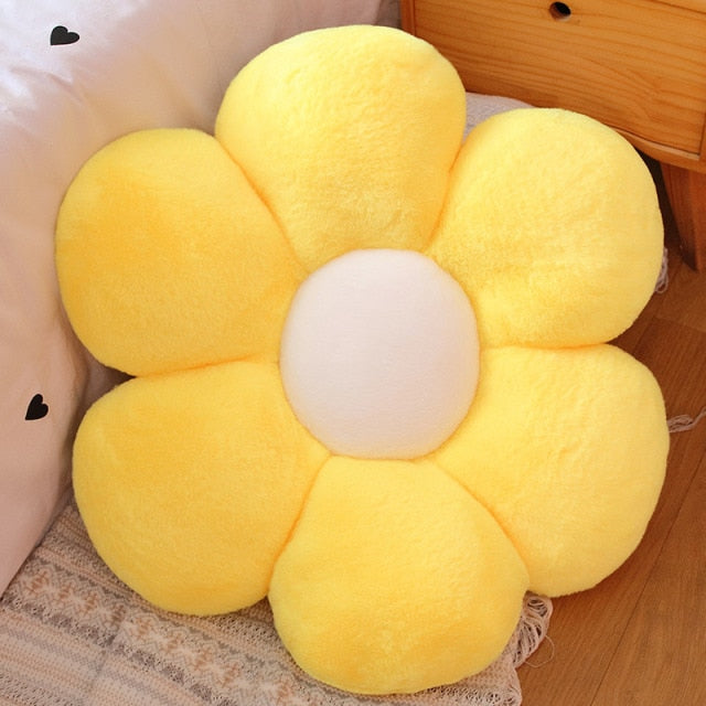 Sunflower Smile Sun Flower Plush Toys Stuffed Dolls Cat Pet Cushion Mat Pillow Home Bedroom Car Shop Restaurant Decor Girl Gift