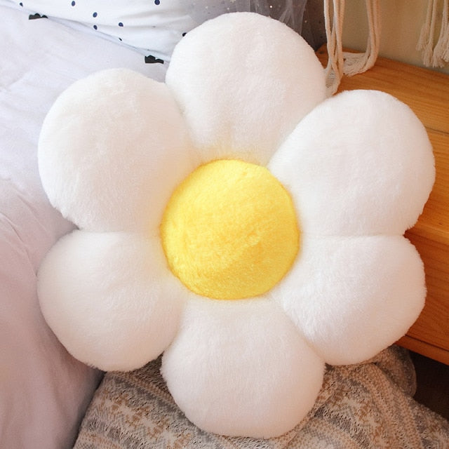 Sunflower Smile Sun Flower Plush Toys Stuffed Dolls Cat Pet Cushion Mat Pillow Home Bedroom Car Shop Restaurant Decor Girl Gift