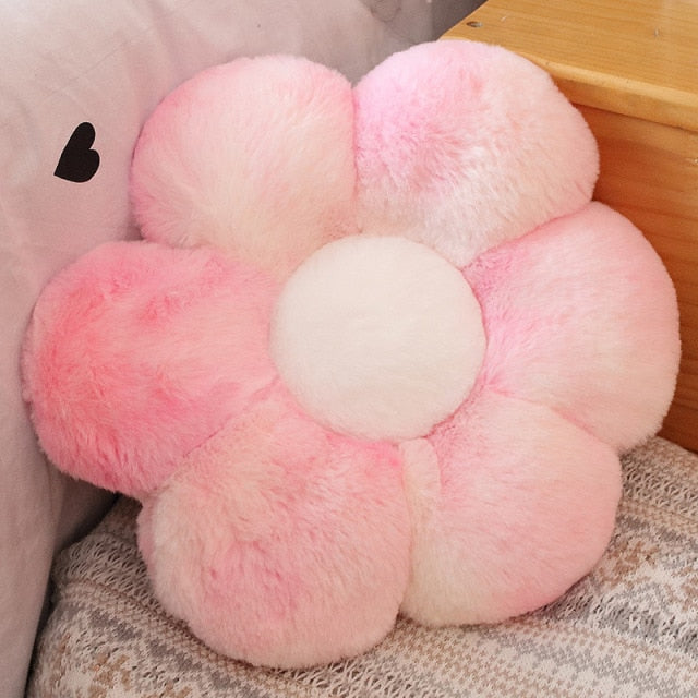 Sunflower Smile Sun Flower Plush Toys Stuffed Dolls Cat Pet Cushion Mat Pillow Home Bedroom Car Shop Restaurant Decor Girl Gift