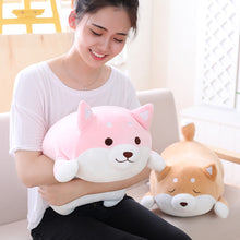 Load image into Gallery viewer, Cute Corgi Dog doll pillow Shiba Inu plush toy  holding sleeping doll Stuffed animal pillow gift for baby 35cm
