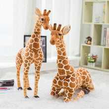 Load image into Gallery viewer, Huge Real Life Giraffe Plush Toys Cute Stuffed Animal Dolls Soft Simulation Giraffe Doll Birthday Gift Kids Toy Bedroom Decor
