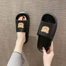 Load image into Gallery viewer, Bear Slippers Women&#39;s Summer Flip-Flops Sandals 2021 Platform Casual House of Sunny Kawaii Home Soft Slides Size 36-41
