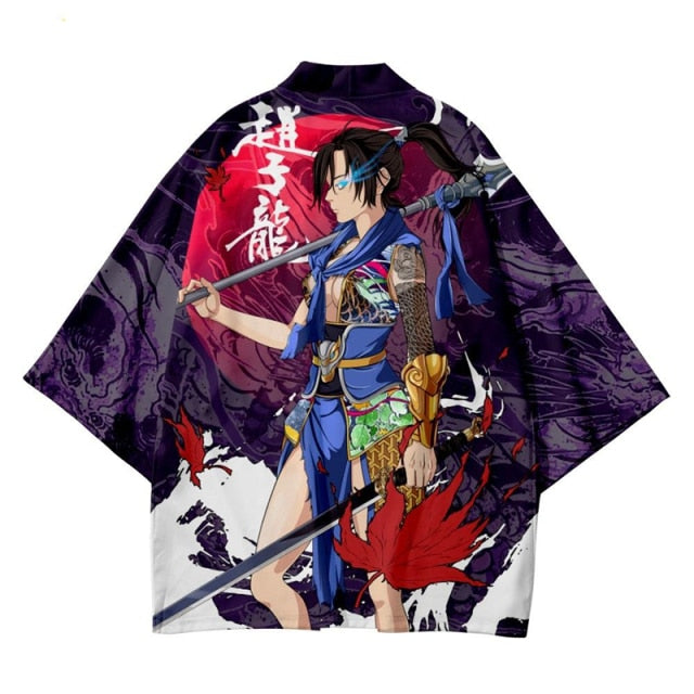 Bebovizi Japanese Style Cat Samurai Kimono Streetwear Men Women Cardigan Japan Harajuku Anime Robe Anime Clothes 2020 Summer