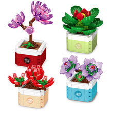 Load image into Gallery viewer, City Creative Series Flower Bonsai Desktop Decoration Interior Decoration MOC Model Building Blocks Bricks Toys
