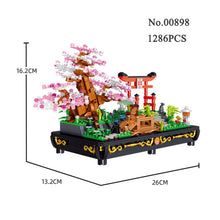 Load image into Gallery viewer, Mini Building Block Simulation Plant Pine Cherry Blossom Potted Model Decoration DIY Tree Flower Bonsai Assembled Brick Toy Gift
