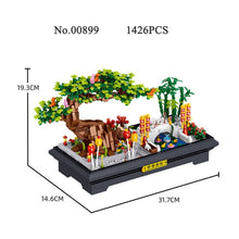 Load image into Gallery viewer, Mini Building Block Simulation Plant Pine Cherry Blossom Potted Model Decoration DIY Tree Flower Bonsai Assembled Brick Toy Gift
