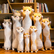 Load image into Gallery viewer, Kawaii Plushies Long Cat Pillow Soft Sleeping Cushion Cute Pillows Stuffed Animal Dolls Toy Children
