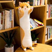 Load image into Gallery viewer, Kawaii Plushies Long Cat Pillow Soft Sleeping Cushion Cute Pillows Stuffed Animal Dolls Toy Children
