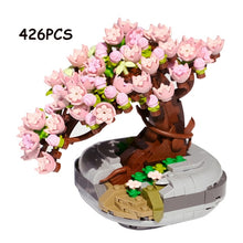 Load image into Gallery viewer, Succulent plant tree Creative LOZ MINI Flower Pot Plant Building Block City Cherry Tree Decoration Bricks DIY
