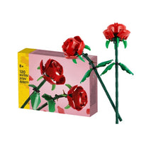 Load image into Gallery viewer, Rose Assembled Building Blocks Valentine&#39;s Day Gift Tulip Assembled Building Blocks Thanksgiving Teacher&#39;s Day Gift Girl Toy
