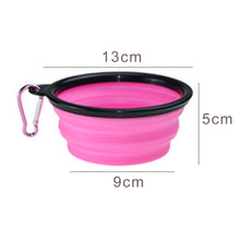 Load image into Gallery viewer, 350Ml Pet Dog Bowl Collapsible Dog Water Bottle Portable Dogs Food Container Puppy Feeder Outdoor Travel Camping Dog Accessories
