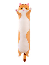 Load image into Gallery viewer, 50-150cm Kawaii Soft Long Cat Pillow Stuffed Plush Toys Nap Pillow Home Comfort Cushion Boy Girl Birthday Gift cute plushies
