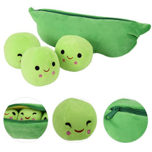 Load image into Gallery viewer, 25CM Kids Baby Plush Toy Cute Pea Stuffed Plant Doll Girlfriend Kawaii For Children Gift High Quality Pea-shaped Pillow Toy
