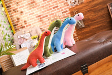Load image into Gallery viewer, 50~120cm Cuddly Dinosaur Tanystropheus Stuffed Toy Plush Dino Blue/Wine Red/Green/Pink Girls Boys Xmas Plushie Gift
