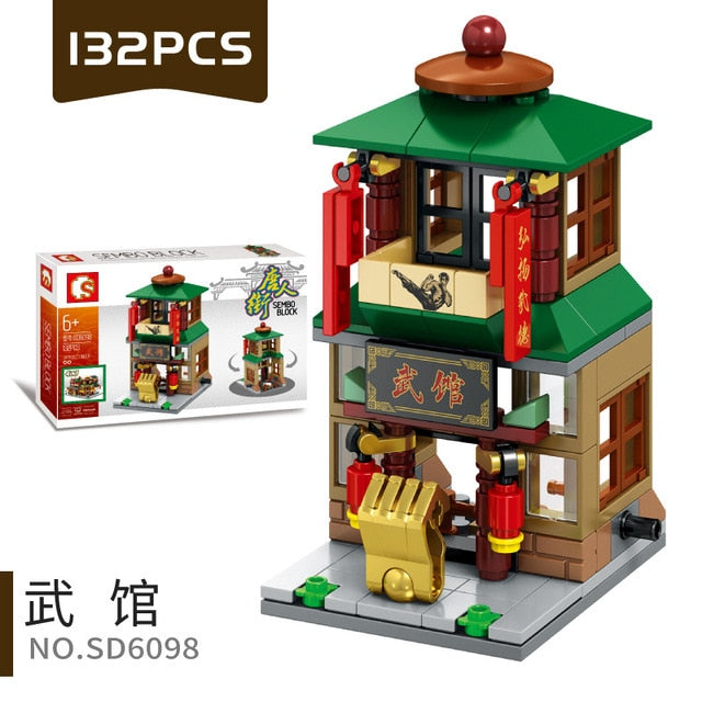Mini Shop Model Building Bricks