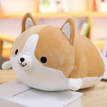 Load image into Gallery viewer, Cute Corgi Dog doll pillow Shiba Inu plush toy  holding sleeping doll Stuffed animal pillow gift for baby 35cm
