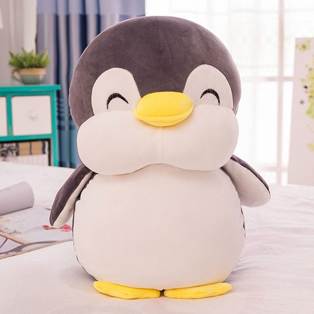 30-55cm Soft Fat Penguin Plush Toys Stuffed Cartoon Animal Doll Fashion Toy for Kids Baby Lovely Girls Christmas Birthday Gift